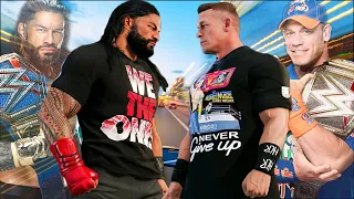 WWE 2K22 Gameplay Can John Cena Dethrone King Roman Reigns - WWE 2K22 Live Stream