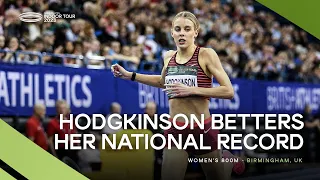 Hodgkinson 🇬🇧 powers to national 800m record 🔥 | World Indoor Tour 2023