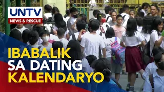 Pasok sa mga paaralan, posibleng ibalik sa June to March period sa School Year 2025-2026 – DepEd