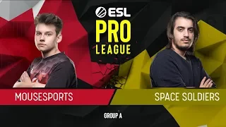 CS:GO - mousesports vs. ex-Space Soldiers [Train] Map 2 - Group A - ESL Pro League Season 9 Europe