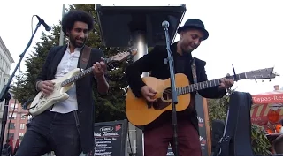 Street musicians: Didi and Issem- I Want It That Way cover (Hackescher Markt, Berlin)