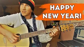 Happy New Year - fingerstyle guitar reggae cover )