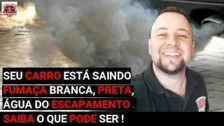 Motor Fumaçando(Branca, Preta, ou Saindo Água)Saiba o que pode ser - DR Auto Mecânica N°206