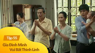 Gia đình mình vui btl tập 55 | Công thoát 'cửa tử', cùng Phương sinh đôi long phụng