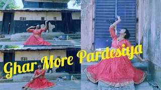 Ghar more pardesiya// #dance #cover #katthak #aliabhatt #madhuridixit #shreyaghoshal #kalank #cover