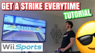 The BEST WAY To GET A STRIKE On Wii Sports Bowling! (In Depth Tutorial + Perfect Game)