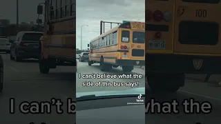 Only In Chicago! 😂 (School Bus TikTok)