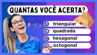 💢 Incrível QUIZ para treinar MATEMÁTICA BÁSICA. Geometria Plana