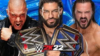 WWE 2K22 | ROMAN REIGNS vs KARRION KROSS vs DREW McINTYRE