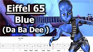 Eiffel 65 - Blue Da Ba Dee | Guitar Tabs Tutorial