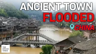 Chinese State Run Media Describes Flooded Ancient Town as 'Fairyland' | China | Epoch News