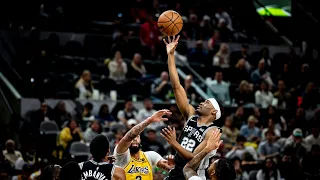 Highlights: San Antonio Spurs 119, Los Angeles Lakers 122 | 12.13.2023