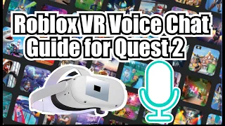 How To Turn On Voice Chat for Roblox VR On Quest 2!!