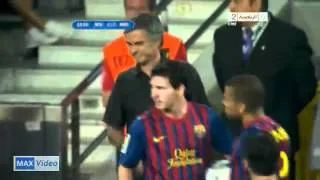 Barcelona VS Real Madrid  messi and Jose Mourinho