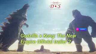 Godzilla x Kong: The New Empire Official trailer 2 📽️#godzillaxkongthenewempire #hollywoodmovies