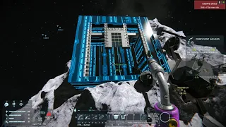 Space Engineers | Shot with GeForce | Creating Large Hangar Bay door from scratch (Survival mode)