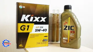 Kixx G1 5w40 VS Zic X9 5w40