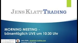 DAX Aktuell und Forex Trading 25.02.2020 (Morning Meeting)