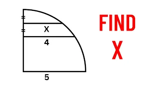 Find The Length X | A Nice Geometry Question