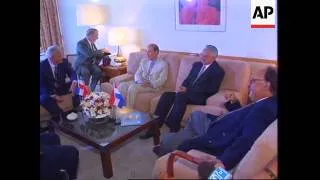 Greece - Tudjman and Milosevic meet for talks