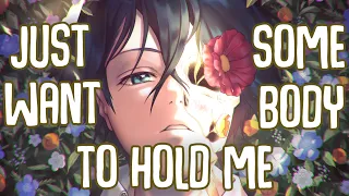 「Nightcore」→  Just Want Somebody To Hold Me (Lyrics) by Rosendale