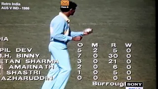 Rare bowling of Azhar against Australis