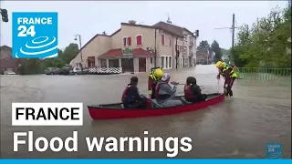 Floods hit parts of Northeastern France • FRANCE 24 English