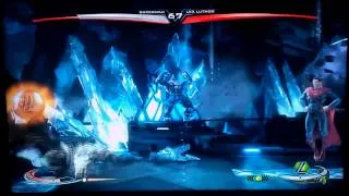 Injustice Gameplay-Superman VS Lex Luthor (PS3)