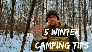 5 Winter Camping Tips