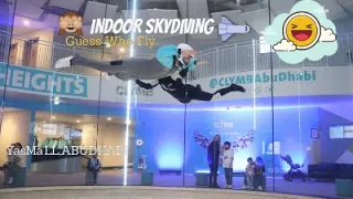 INDOOR SKYDIVING:The Worlds Largest indoor skydiving😅/احزروا مين طار فينا ؟؟🙀