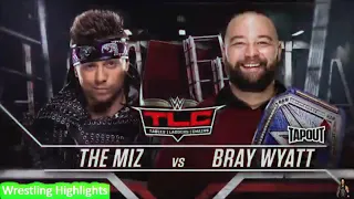 The miz vs bray Wyatt TLC 15 December 2019 full match