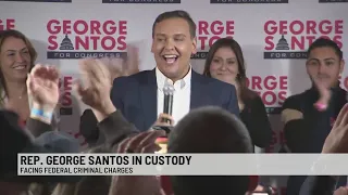 Rep. George Santos in custody facing federal criminal charges