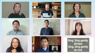 Sing Gently - Virtual Choir 6 | Eric Whitacre Arr. SATBB (with Instrumental)