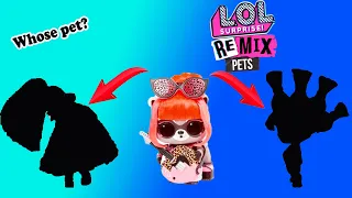 Whose Pets? LOL Surprise Remix Pets/Чей питомец? Кто хозяйка?