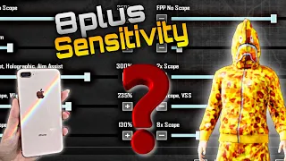 New Best Sensitivity Settings For IPhone 8Plus 😍🔥 |pubgBgmi best sensitivity settings