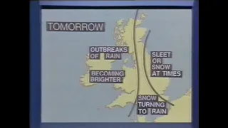 Saturday 19th December 1981 - BBC2 - News and Sport - Weather forecast - Did You See …? - Rare