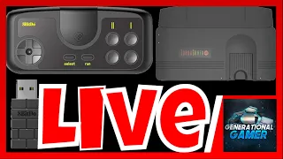 TurboGrafx 16 Mini and 8bitdo 2.4 GHz Wireless Controller (Q&A) - Live!