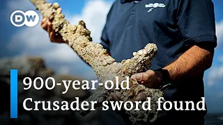 900-year-old ancient Crusader sword discovered by diver | DW News