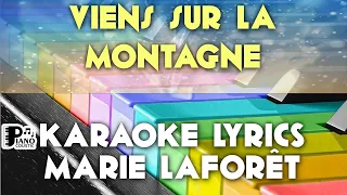 VIENS SUR LA MONTAGNE MARIE LAFORÊT KARAOKE LYRICS VERSION PSR S975