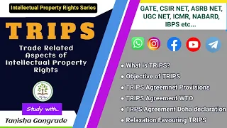 TRIPS | TRIPS Agreement | TRIPS in IPR | TRIPS in Intellectual Property Right by Tanisha Gangrade