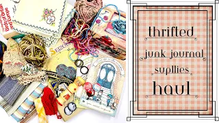 THRIFTED VINTAGE JUNKJOURNAL SUPPLIES HAUL- #junkjournalideas #thrifting #vintage #journalsupplies