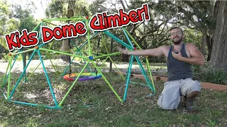 Awesome Dome Climber For Kids! The HapFan Ninja Warrior Dome Climber!