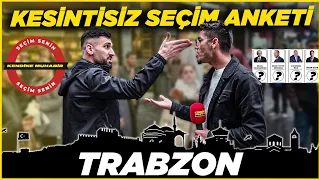 TRABZON’da MUHABİRE LİNÇ GİRİŞİMİ! Trabzon Kesintisiz Seçim Anketi | Sokak Röportajları