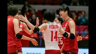 黒後愛 Kurogo Ai Highlight Japan vs China 2019 Montreux Volley Masters