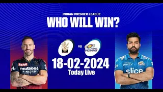 🔴MI vs RCB IPL 2024 T20 Intense High Scoring Thriller! Match In Cricket 24 | Live