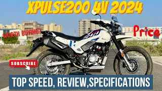 Hero Xpulse 200 4V 2024 Model || xpulse200 4v top speed || bike review