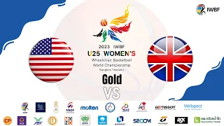 2023 IWBF Women's U25 World Championship  Gold  USA  VS  GBR