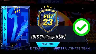 TOTS Challenge 5 [XP] Sbc - Cheapest Solution (Fifa 23 Ultimate Team)