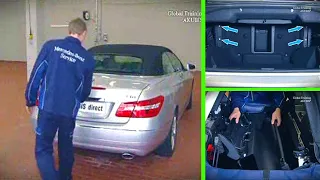Mercedes-Benz E-Class Cabriolet - How to remove / install the retractable partition | A207 / W207