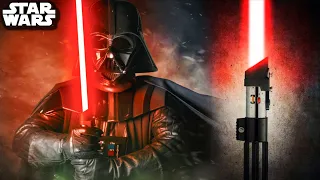 Why Darth Vader's Lightsaber Is WAY More Special Than you Realize - Star Wars Explained